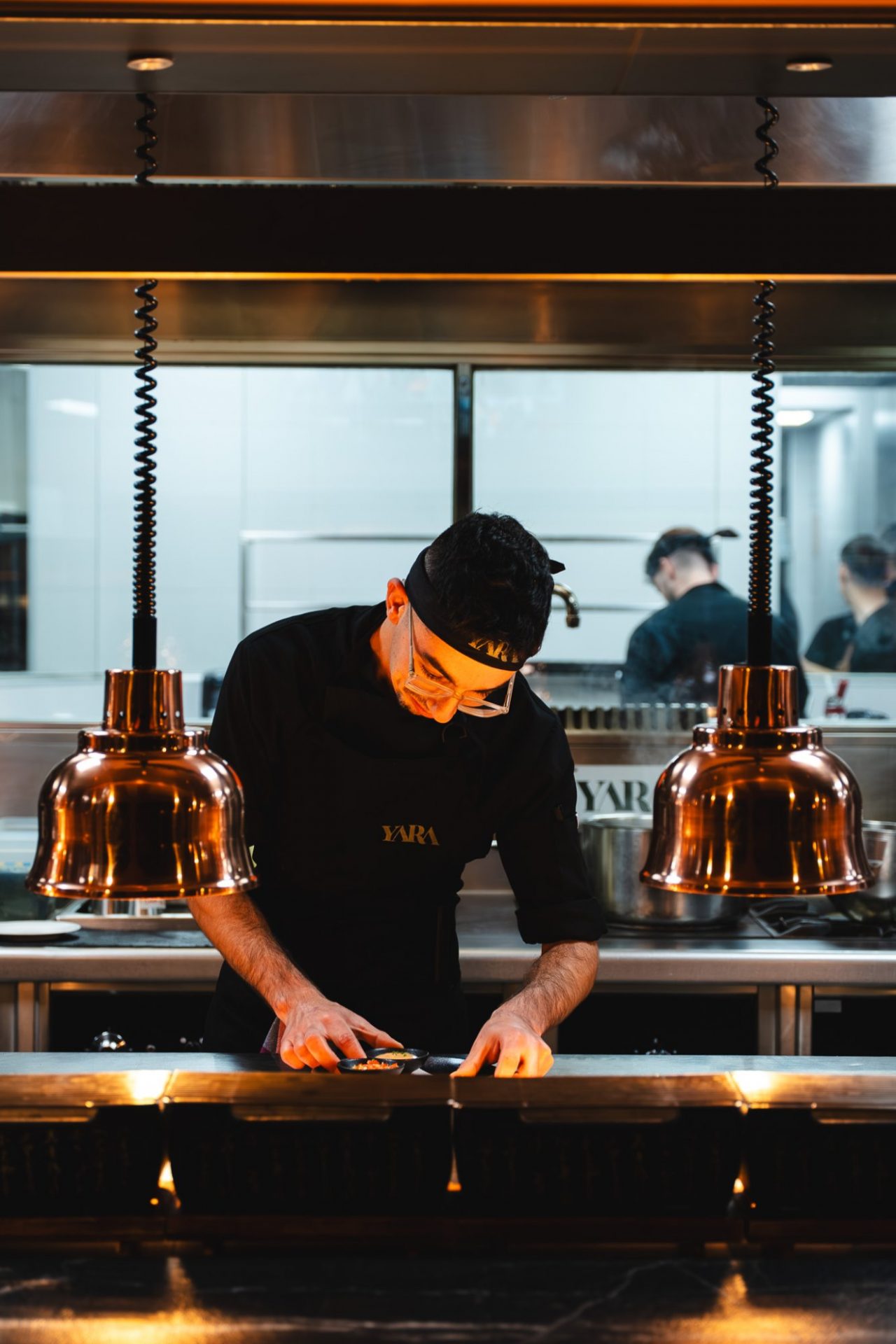Chef Simon Petutschnig at YARA Puerto Portals kitchen